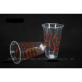 Disposable Transparent Plastic Cup of 90mm Upper Diameter